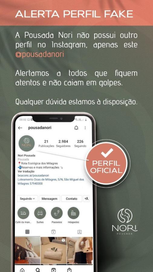 Nori Pousada São Miguel dos Milagres Zewnętrze zdjęcie